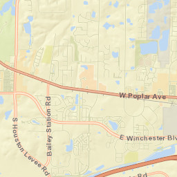 436 West Tarren Mill Circle, Collierville, TN Street Map