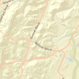 East Chattanooga Street Map