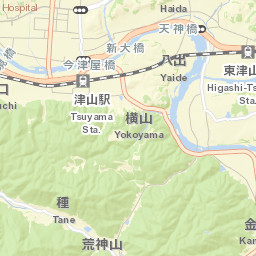 Tsuyama Street Map