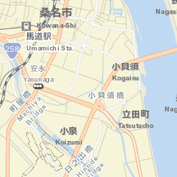Kuwana-shi Street Map
