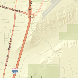 501-699 Kinney Court Southeast, Albuquerque Street Map