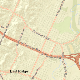 East Ridge Street Map