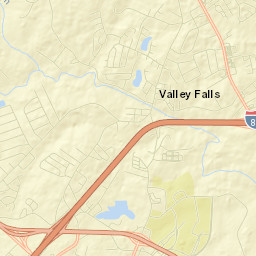 Valley Falls Street Map