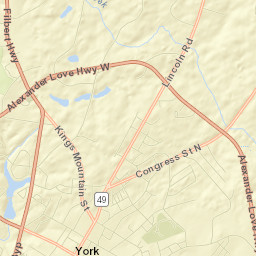 York Street Map