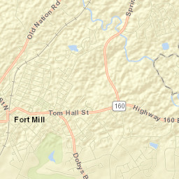 Fort Mill Street Map