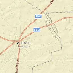 Liopétri Street Map