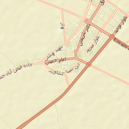 Feyz Abad Street Map