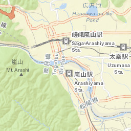 Arashiyama Street Map