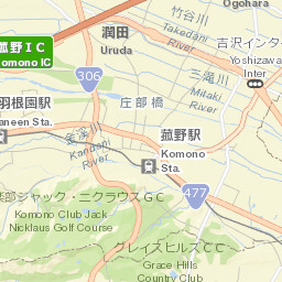 Komono Street Map