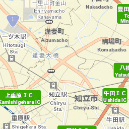 Chiryū Street Map
