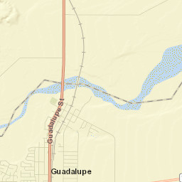 Guadalupe Street Map