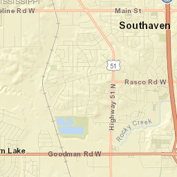 8791 Northwest Drive Southaven MS 38671 Street Map
