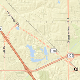 Olive Branch Street Map