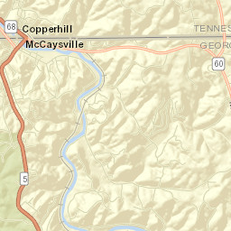 McCaysville Street Map