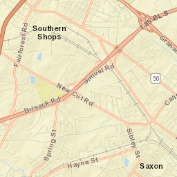 Southern Shops Street Map