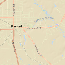 Raeford Street Map