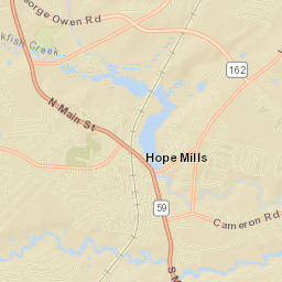 Hope Mills Street Map