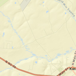 Kenansville Street Map