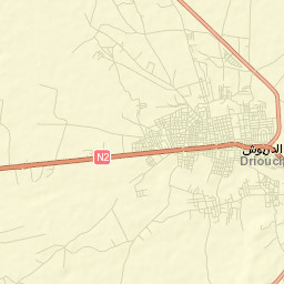 Driouch Province Street Map