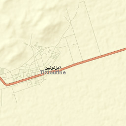 Tiztoutine Street Map