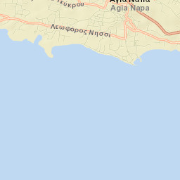 Ayia Napa Street Map