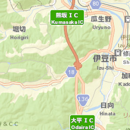 Izu Street Map