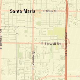 Santa Maria Street Map