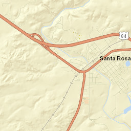 Santa Rosa Street Map