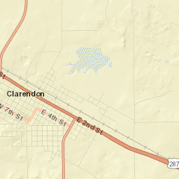 Clarendon Street Map