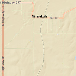 Ninnekah Street Map