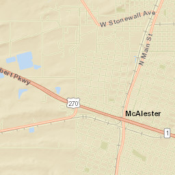 1 North 1st Street McAlester OK 74501 Street Map