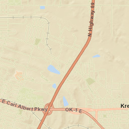 North George Nigh Expressway McAlester OK Street Map