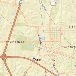400-412 North Fillmore Street, Corinth Street Map