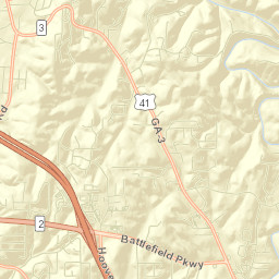 Indian Springs Street Map