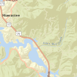 Hiawassee Street Map