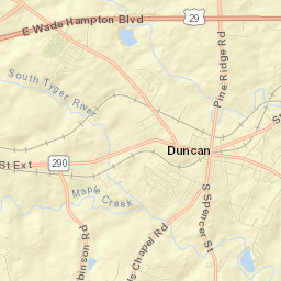 Duncan Street Map