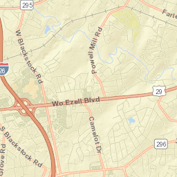 Spartanburg County Street Map