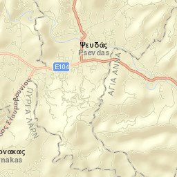 Psevdás Street Map