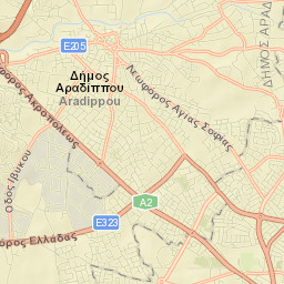 Aradíppou Street Map