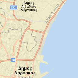 Larnaca Street Map
