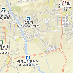 Suncheon Street Map