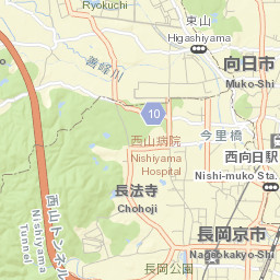 Nagaokakyō Shi Street Map