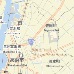Takahama-shi Street Map