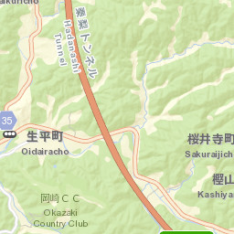 Okazaki-shi Street Map