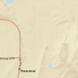 Heavener Street Map