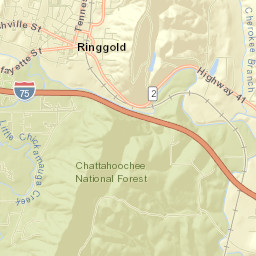 Ringgold Street Map
