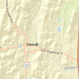 Varnell Street Map
