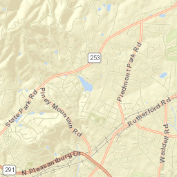 Greenville County Street Map