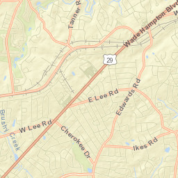 Wade Hampton Street Map