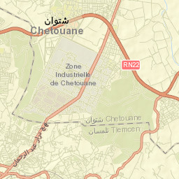 Chetouane Street Map